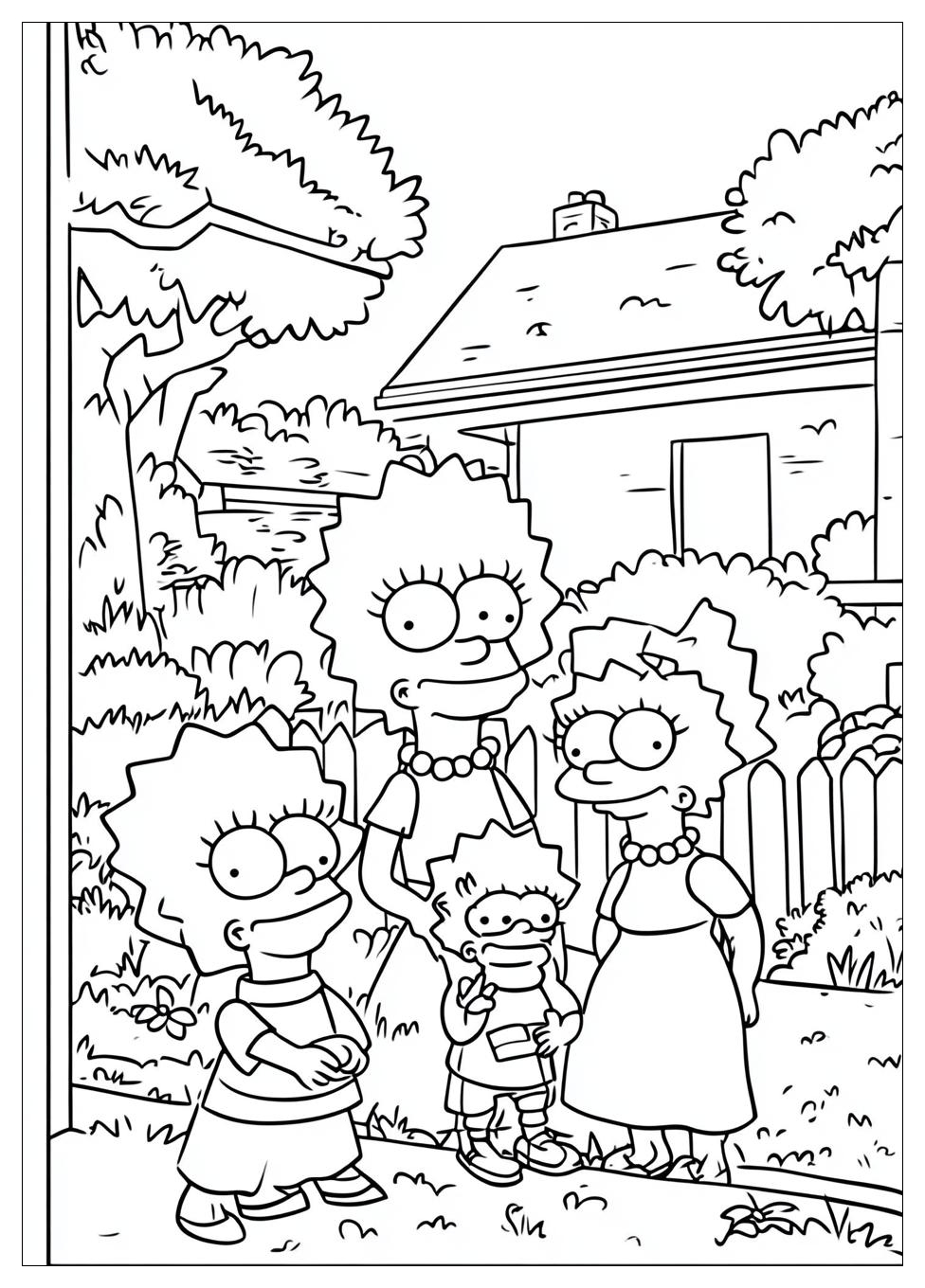 Simpsons Ausmalbilder 12