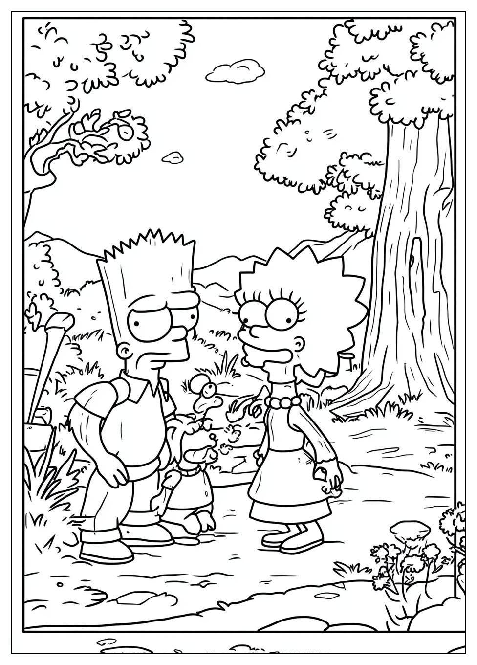 Simpsons Ausmalbilder 13