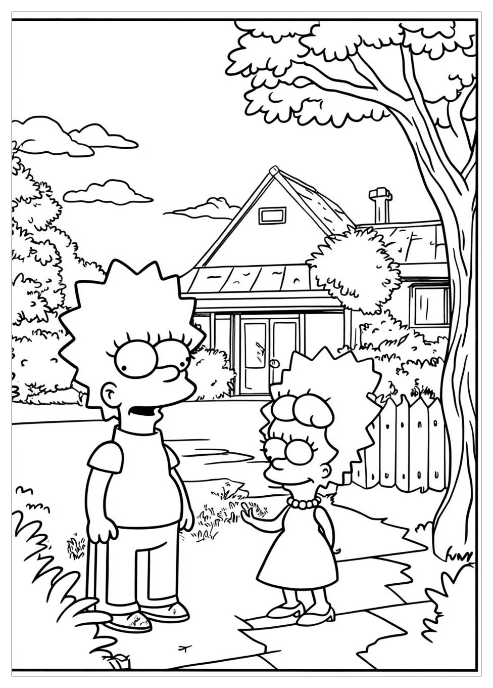 Simpsons Ausmalbilder 14