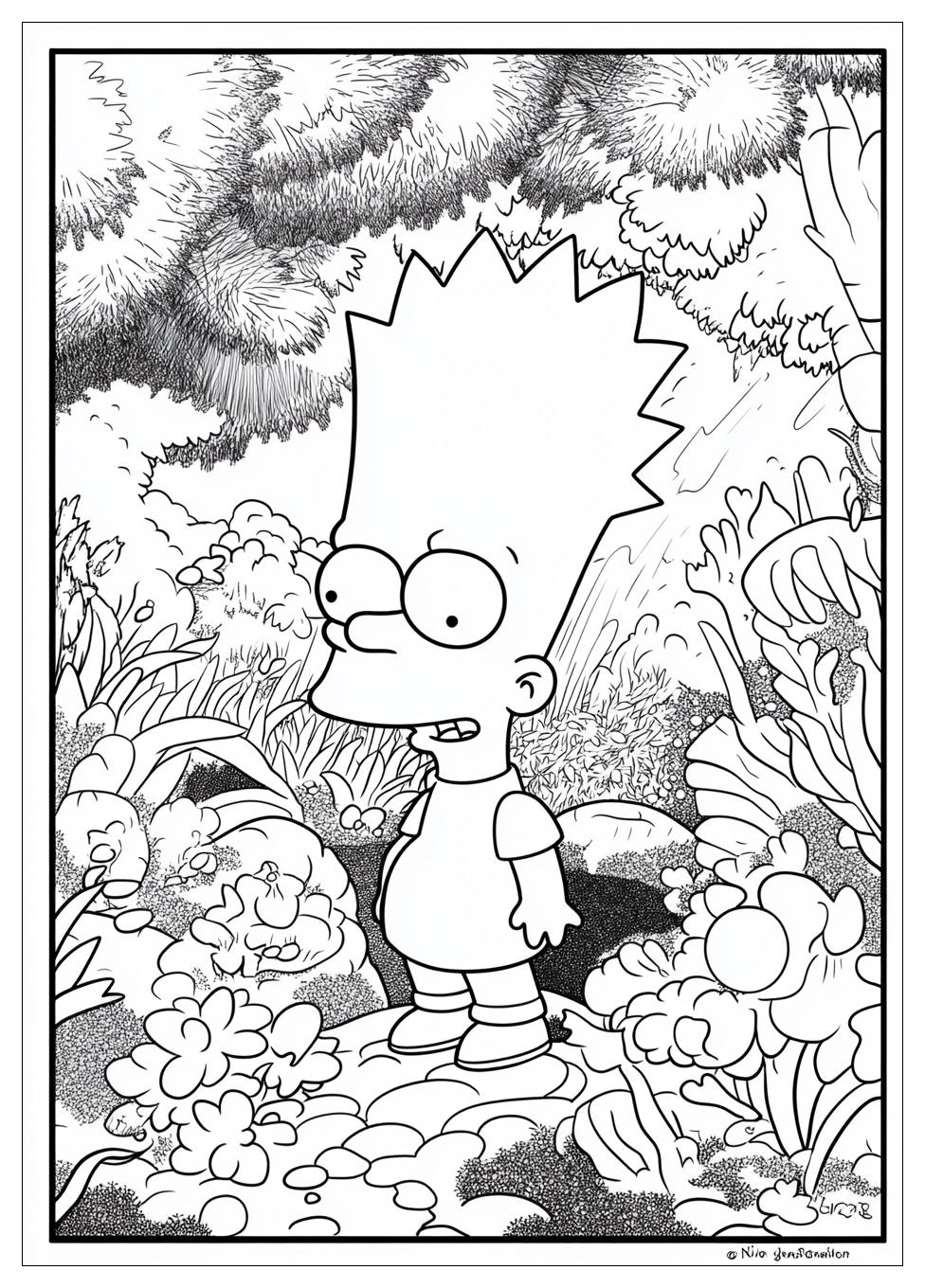 Simpsons Ausmalbilder 15