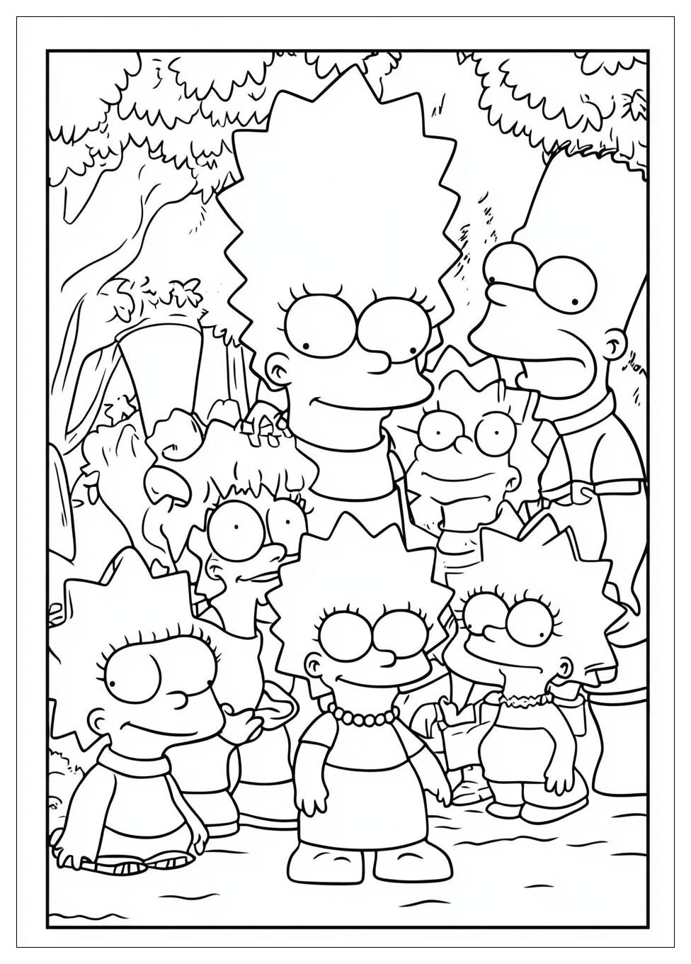 Simpsons Ausmalbilder 16