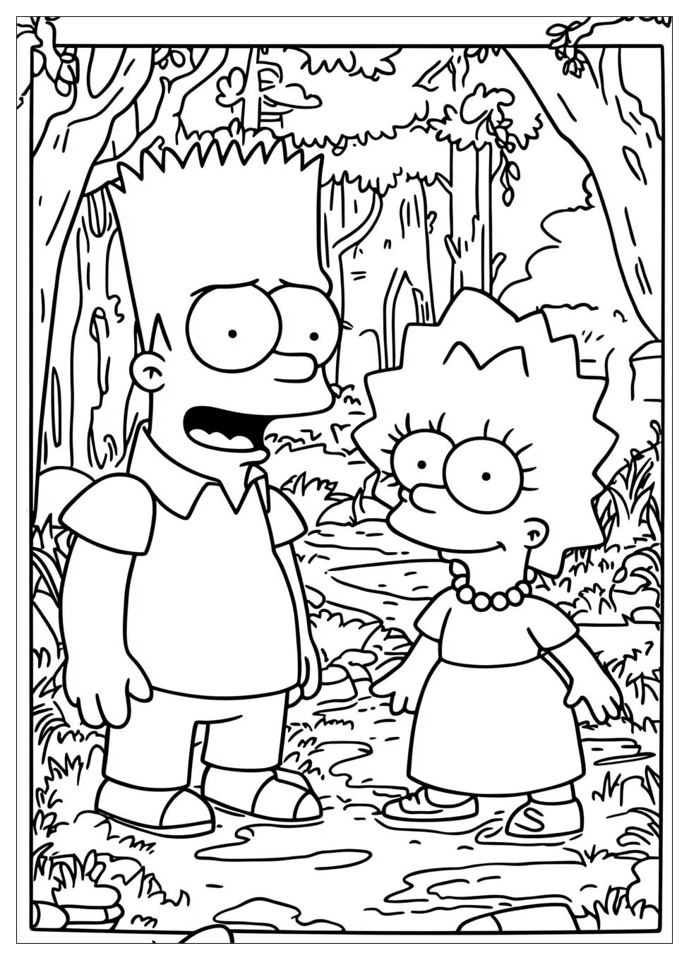 Simpsons Ausmalbilder 17