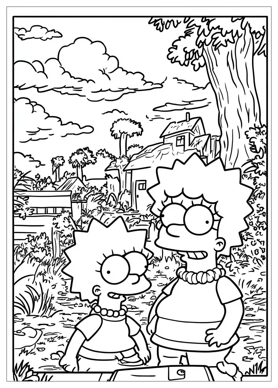 Simpsons Ausmalbilder 19