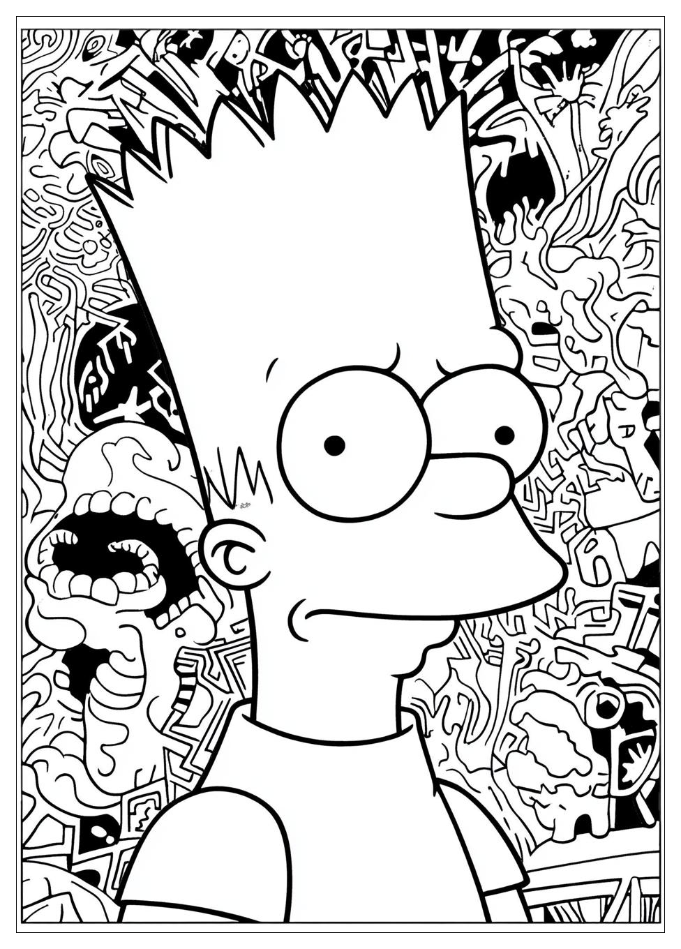 Simpsons Ausmalbilder 3