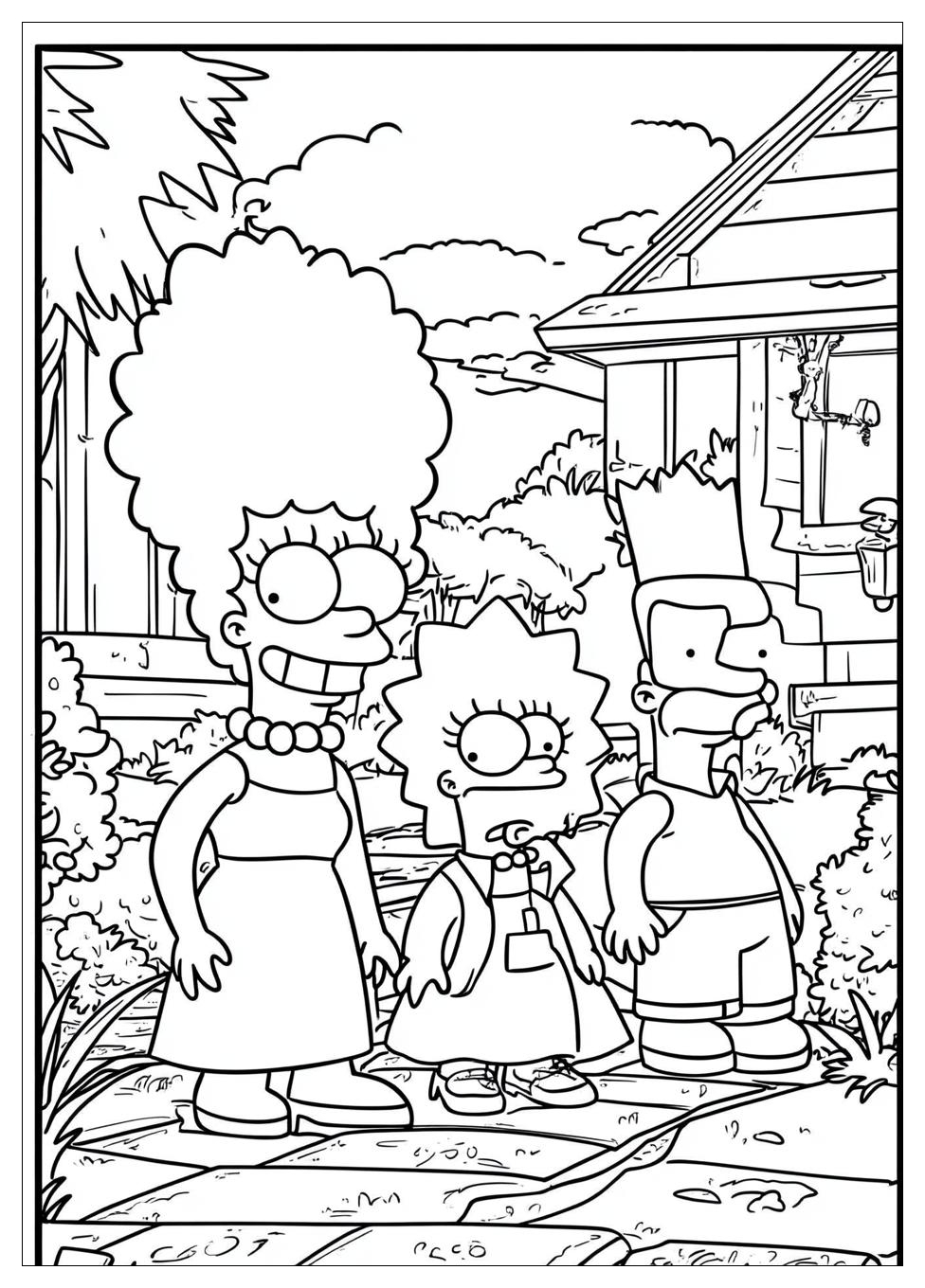 Simpsons Ausmalbilder 4