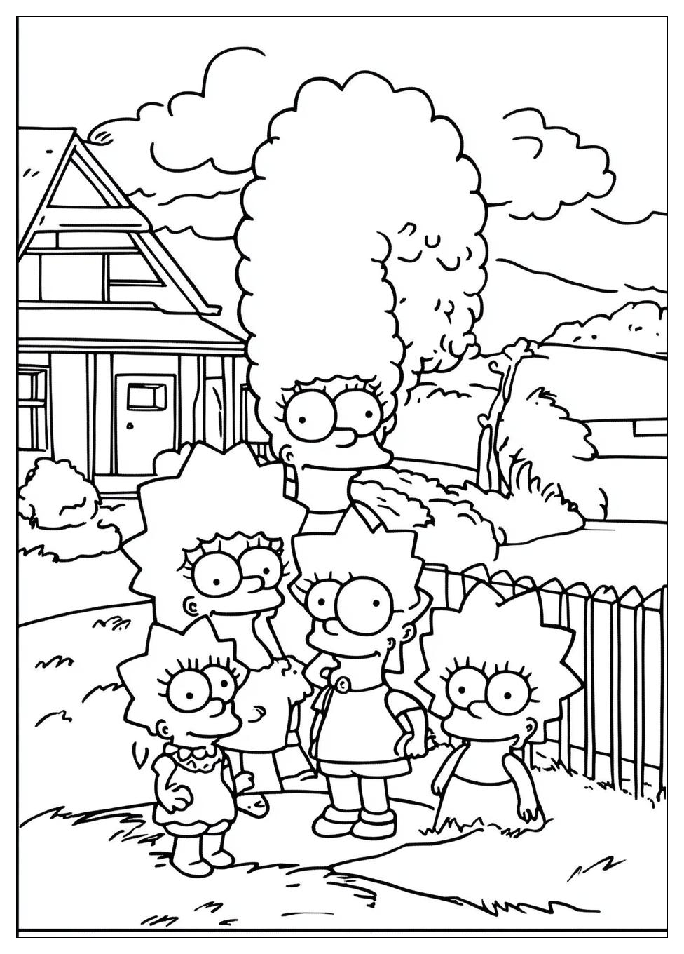 Simpsons Ausmalbilder 5