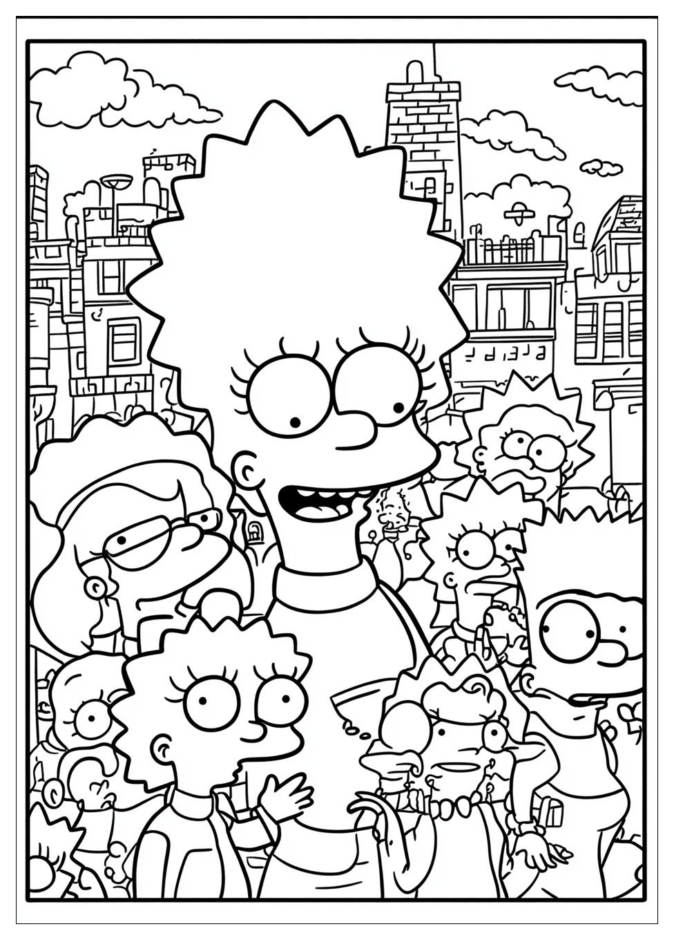 Simpsons Ausmalbilder 6