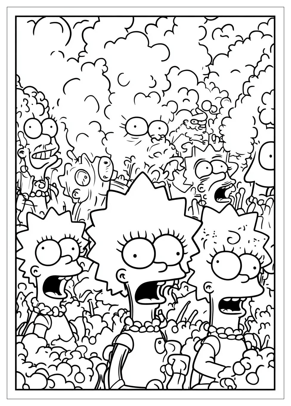 Simpsons Ausmalbilder 7