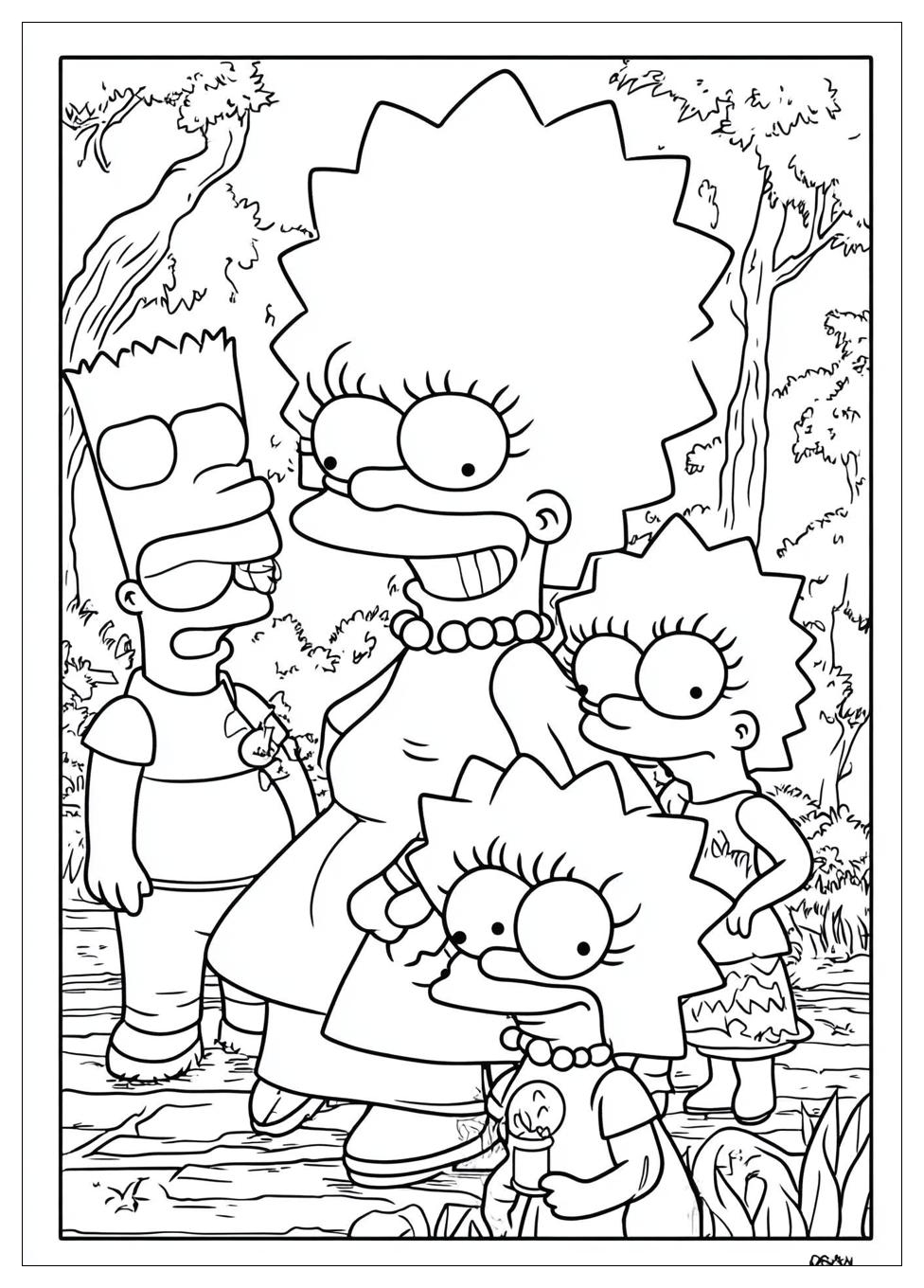 Simpsons Ausmalbilder 8