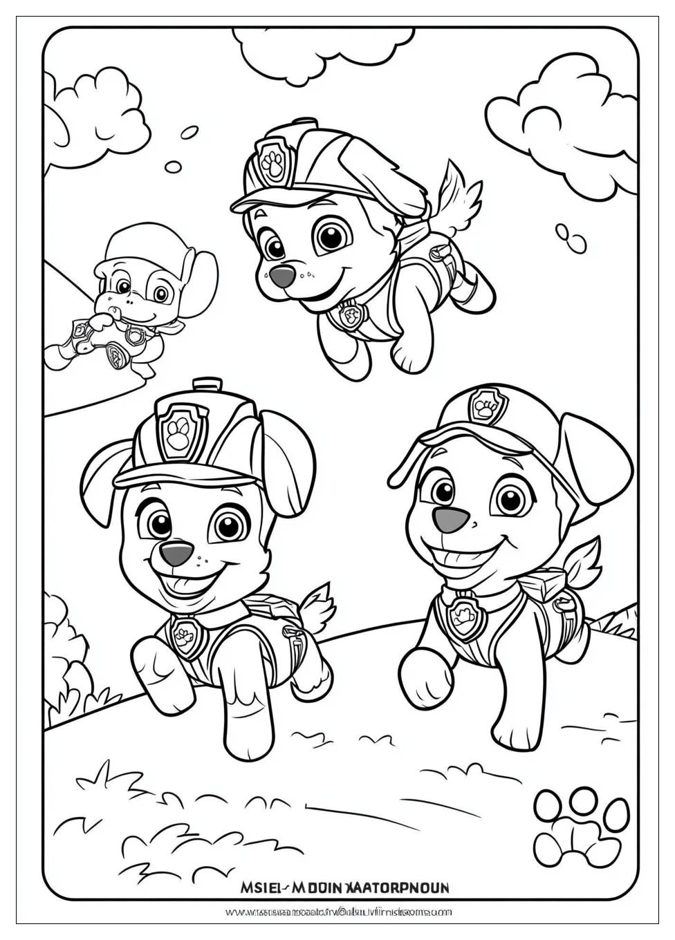 Skye Paw Patrol Ausmalbilder 14