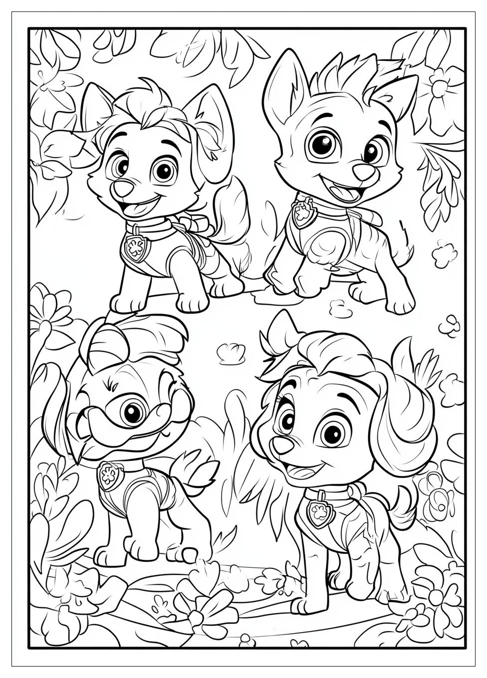 Skye Paw Patrol Ausmalbilder 15