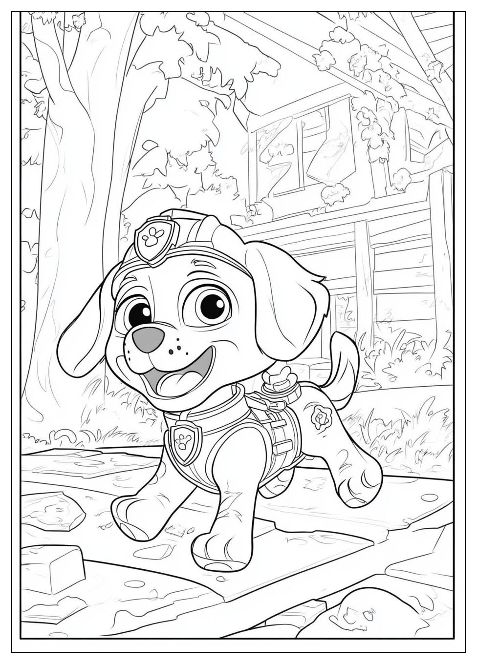 Skye Paw Patrol Ausmalbilder 18