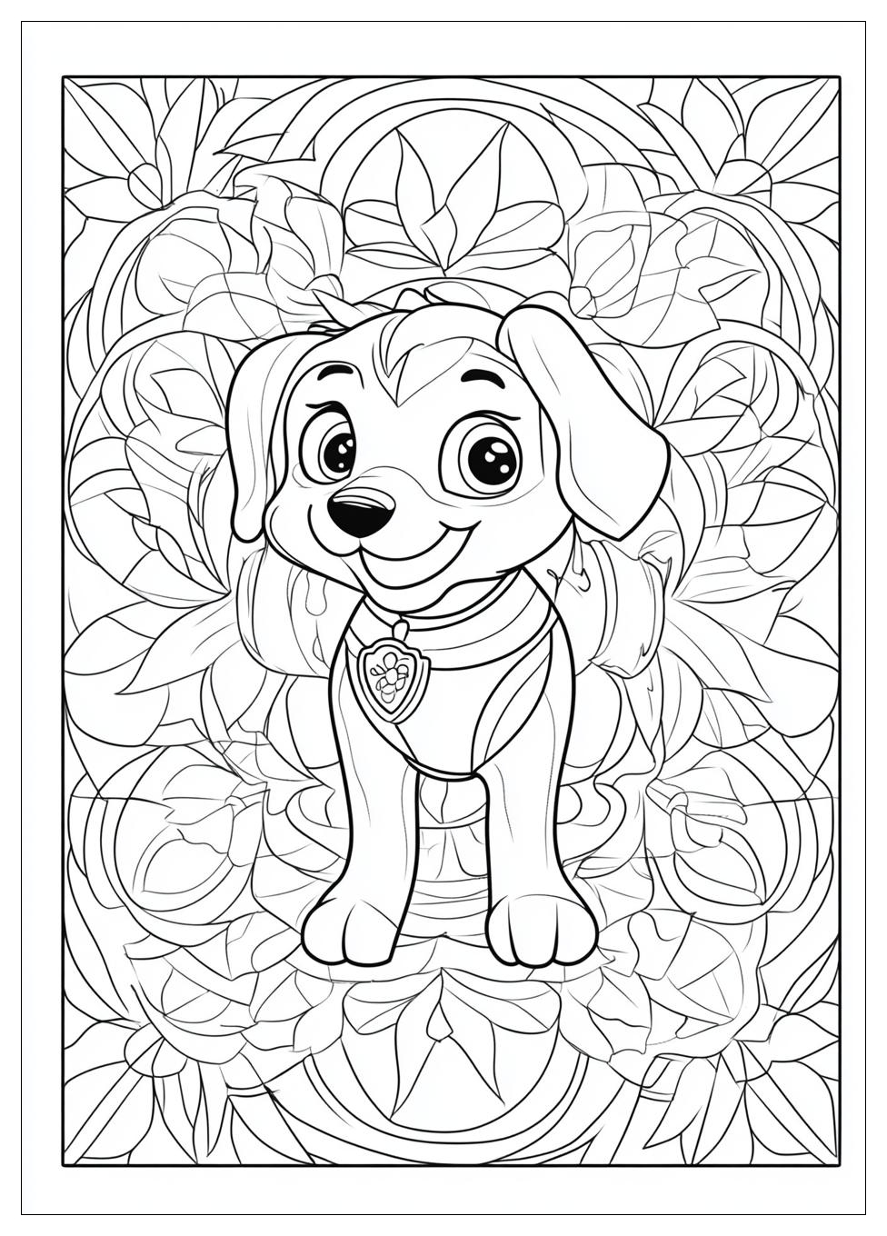 Skye Paw Patrol Ausmalbilder 23