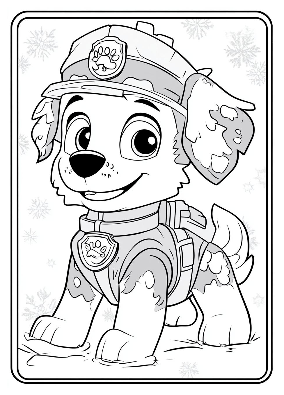 Skye Paw Patrol Ausmalbilder 3
