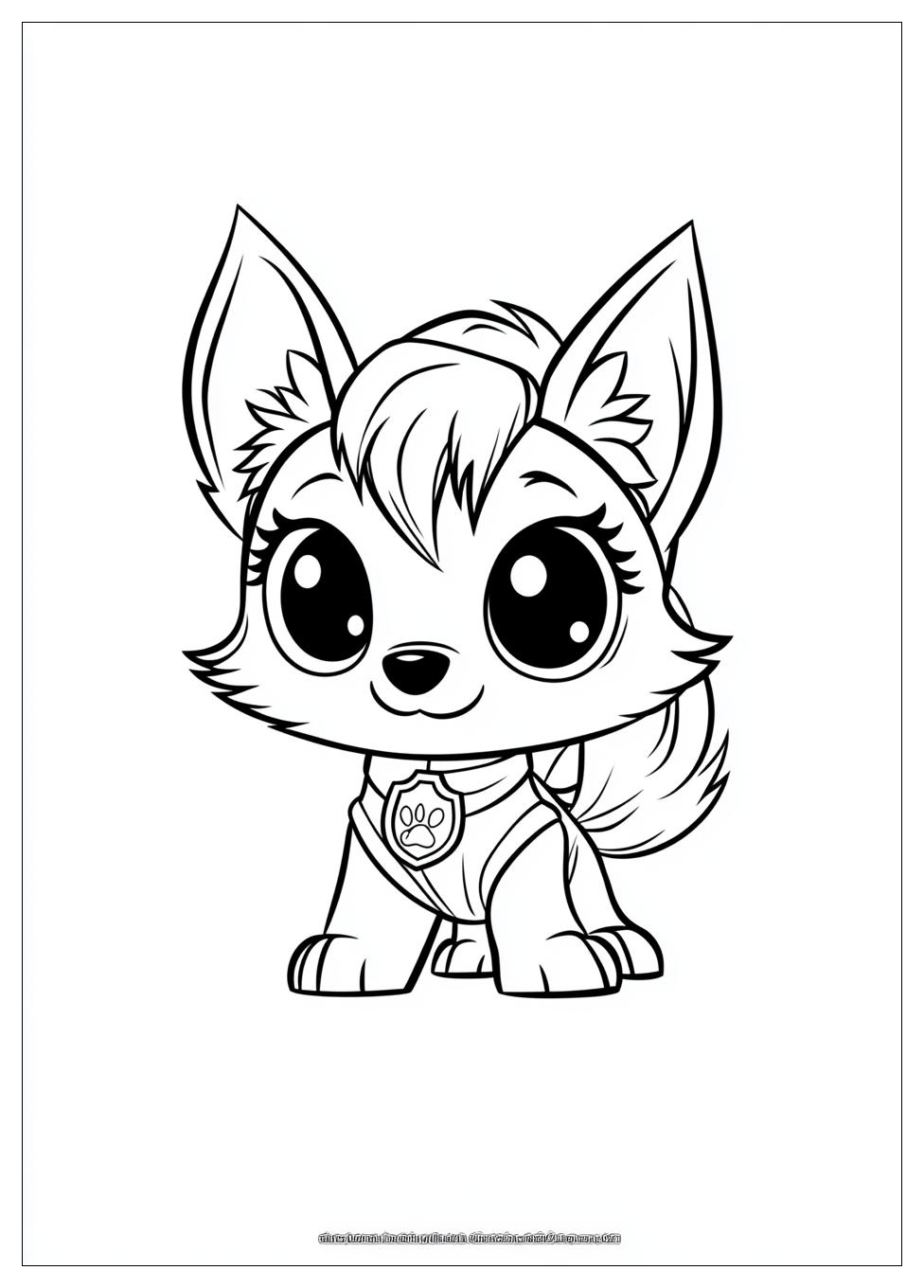 Skye Paw Patrol Ausmalbilder 5