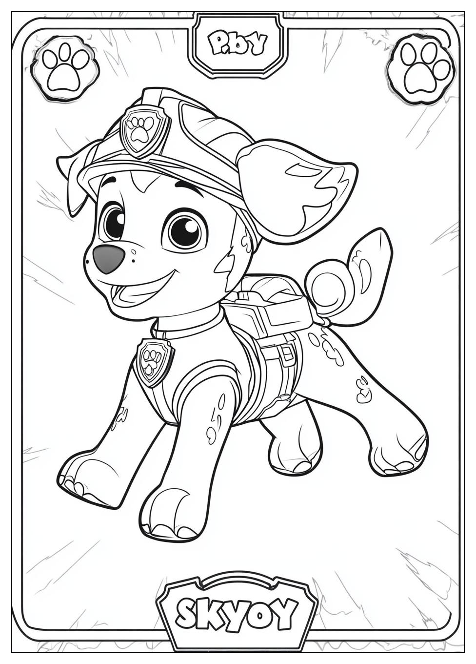 Skye Paw Patrol Ausmalbilder 6