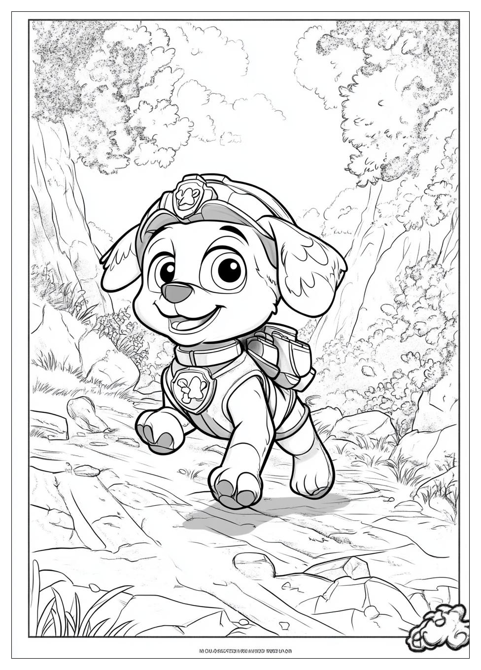 Skye Paw Patrol Ausmalbilder 9