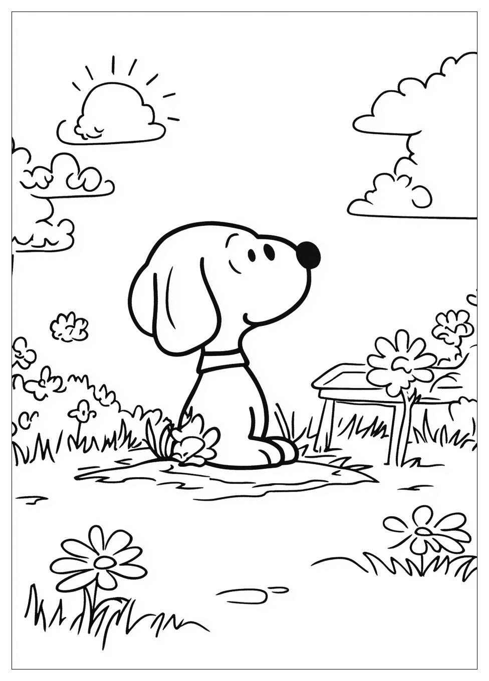 Snoopy Ausmalbilder 16