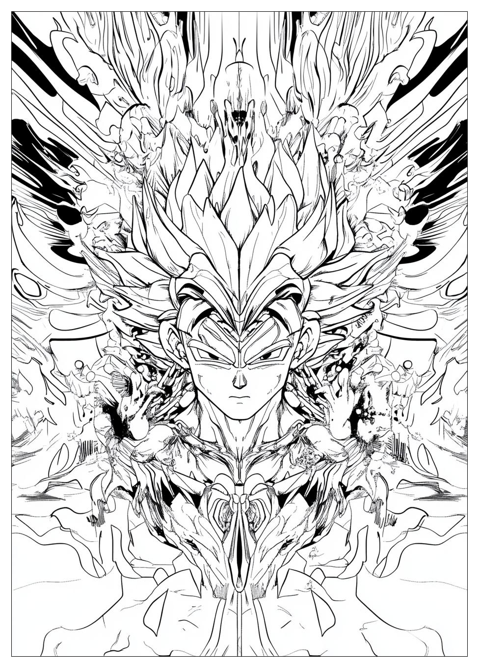 Son Goku Ultra Instinct Ausmalbilder 14
