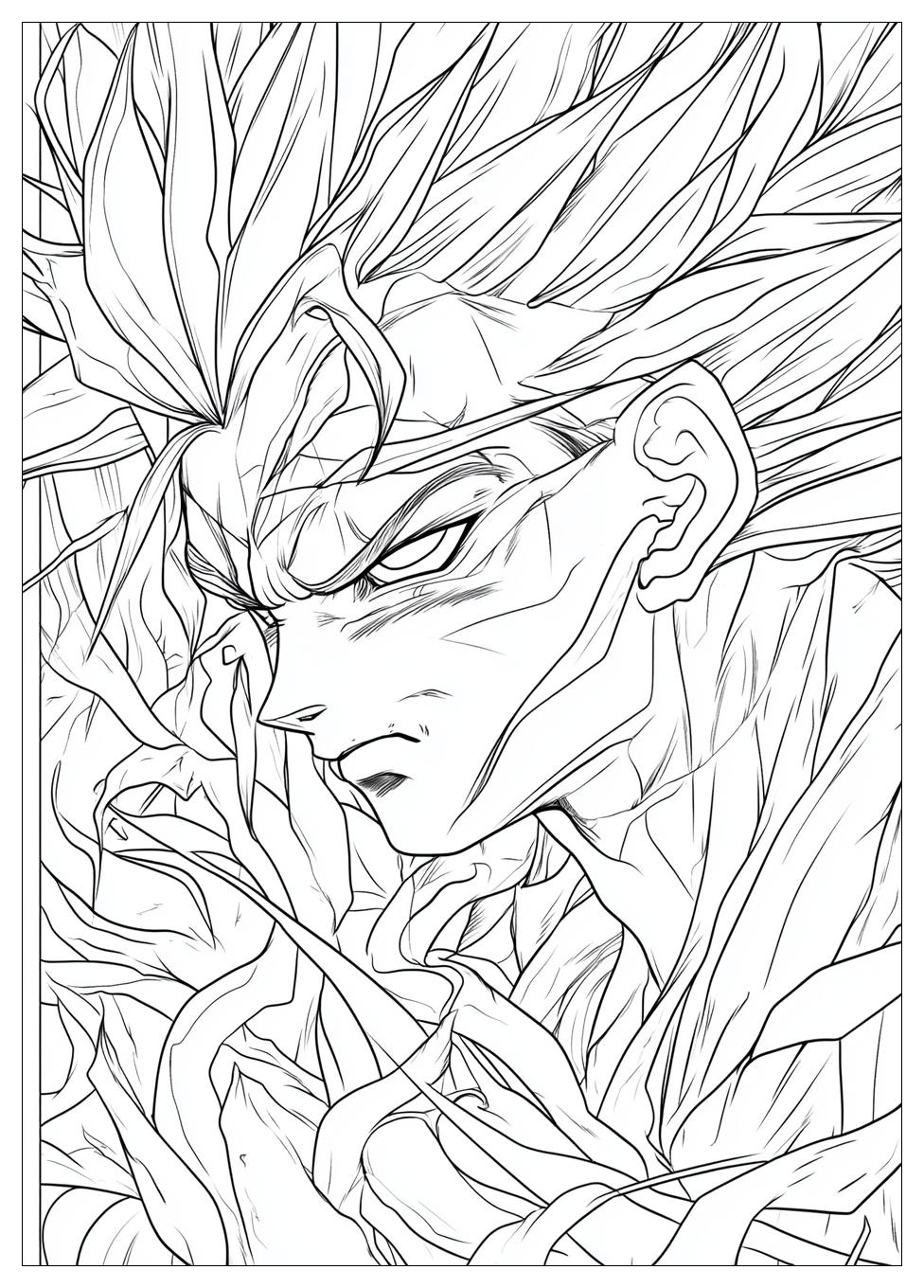 Son Goku Ultra Instinct Ausmalbilder 16