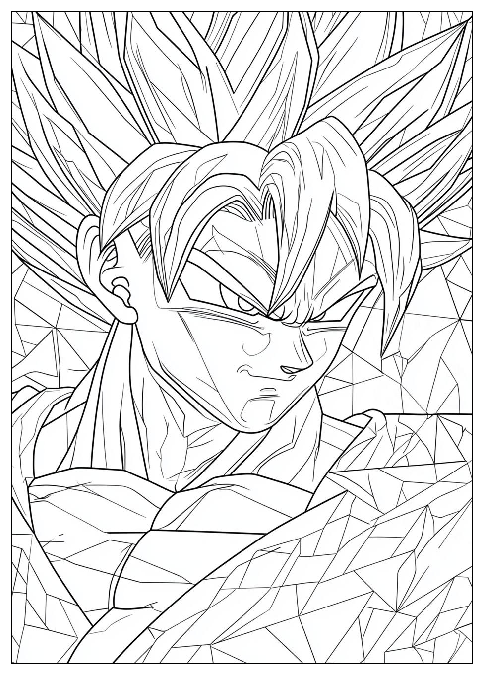 Son Goku Ultra Instinct Ausmalbilder 18