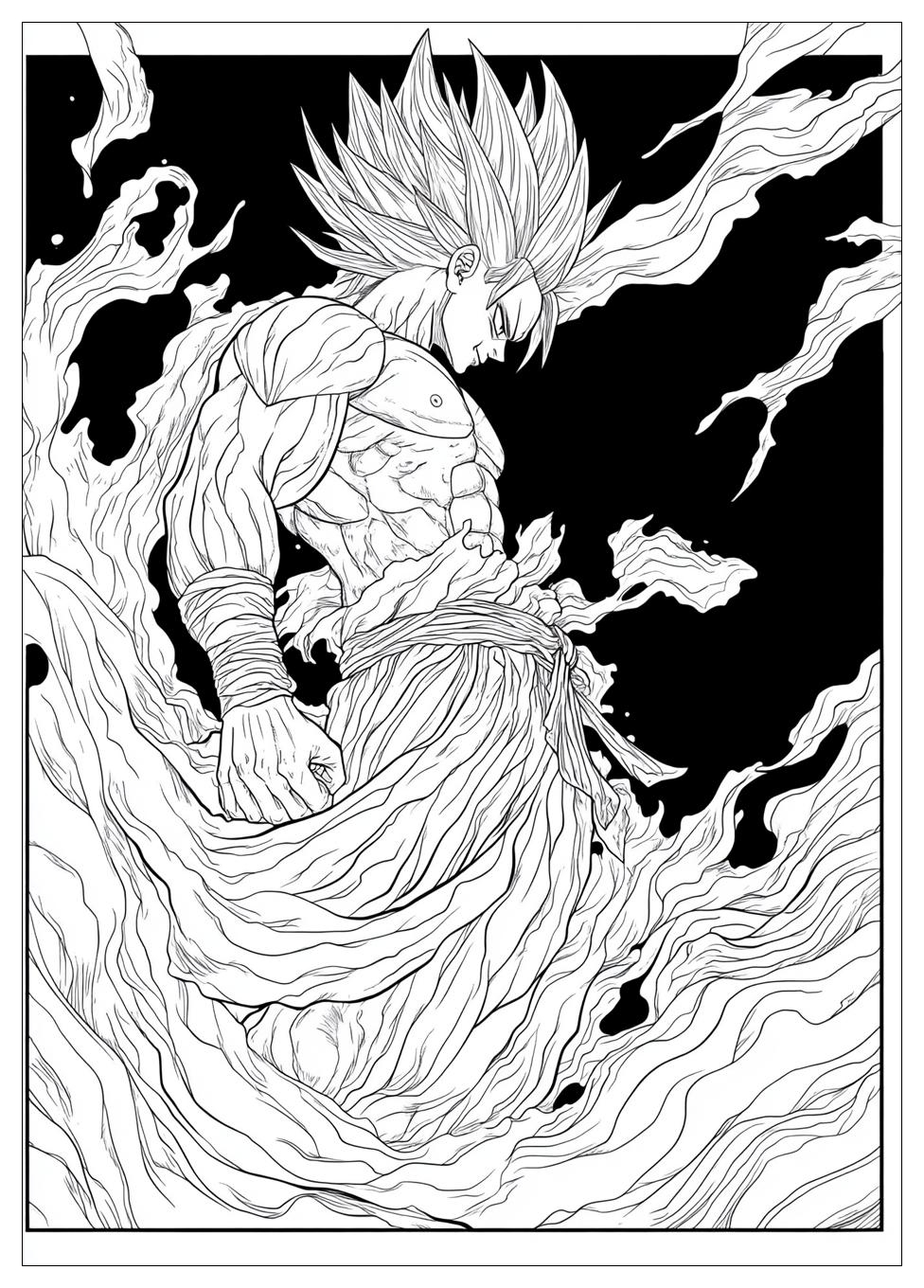 Son Goku Ultra Instinct Ausmalbilder 20