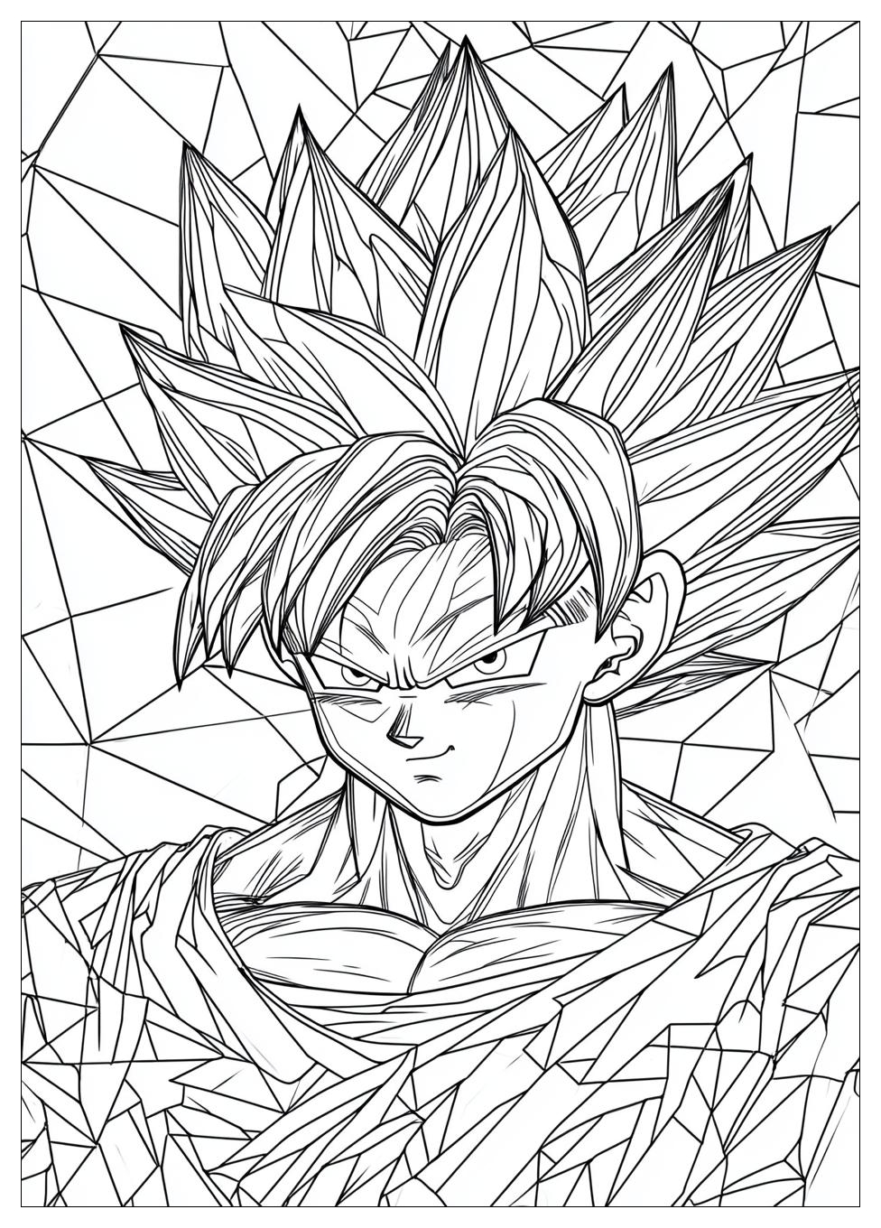 Son Goku Ultra Instinct Ausmalbilder 21