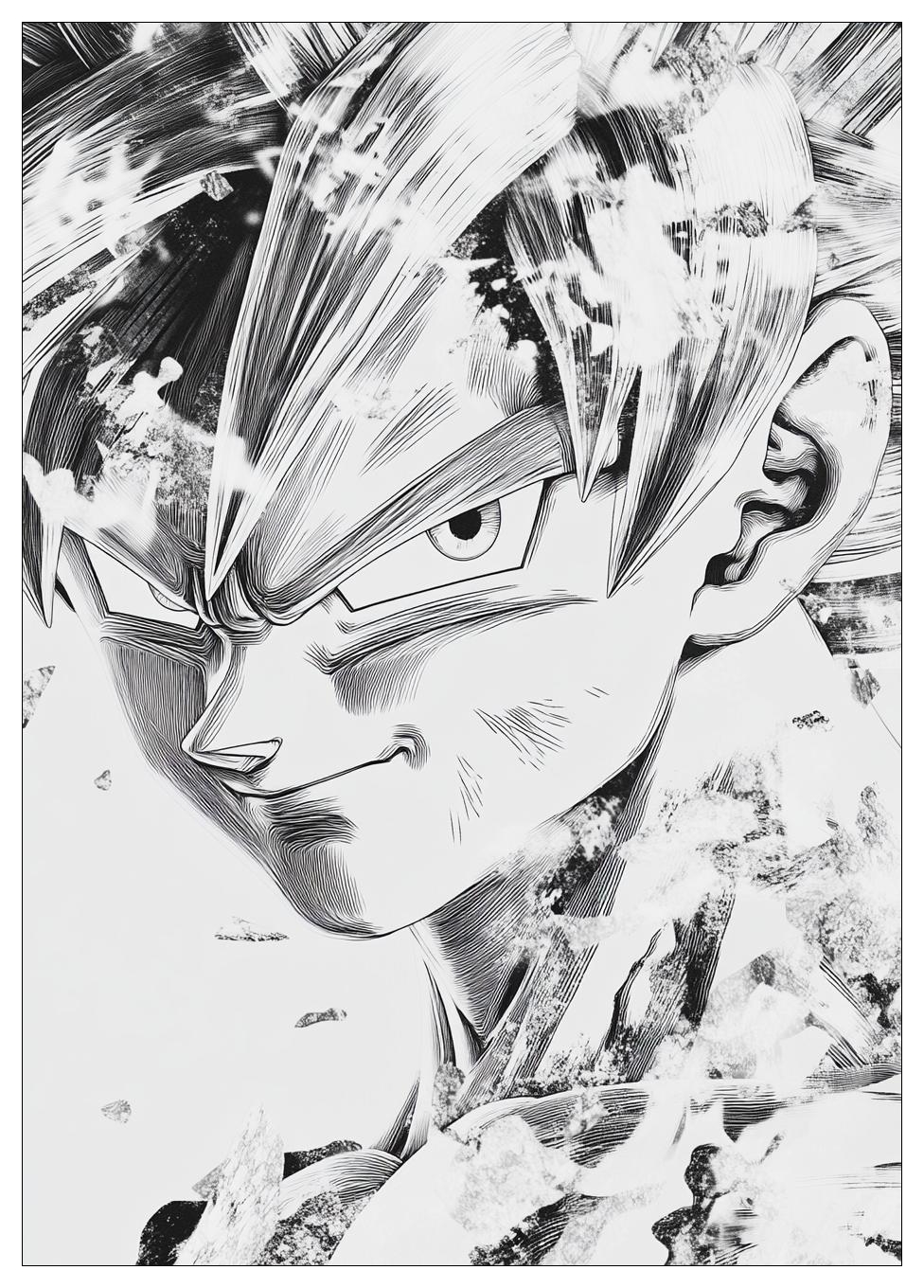 Son Goku Ultra Instinct Ausmalbilder 22