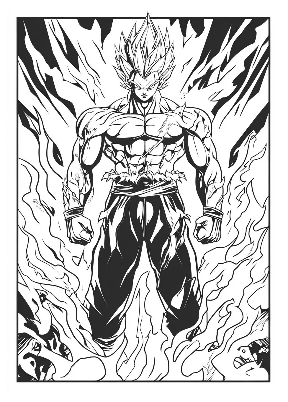 Son Goku Ultra Instinct Ausmalbilder 9