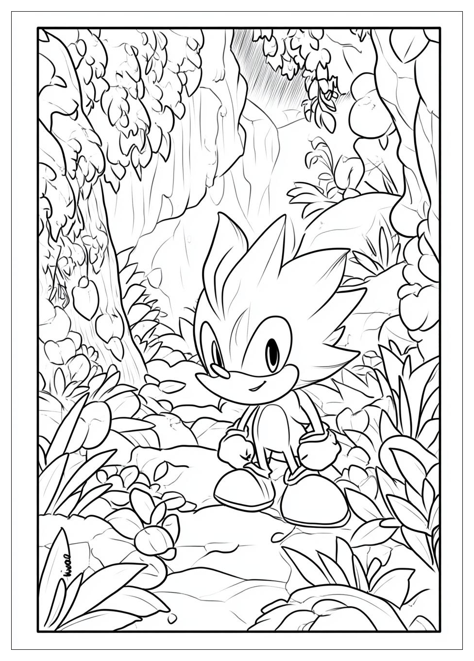 Sonic Shadow Ausmalbilder 1