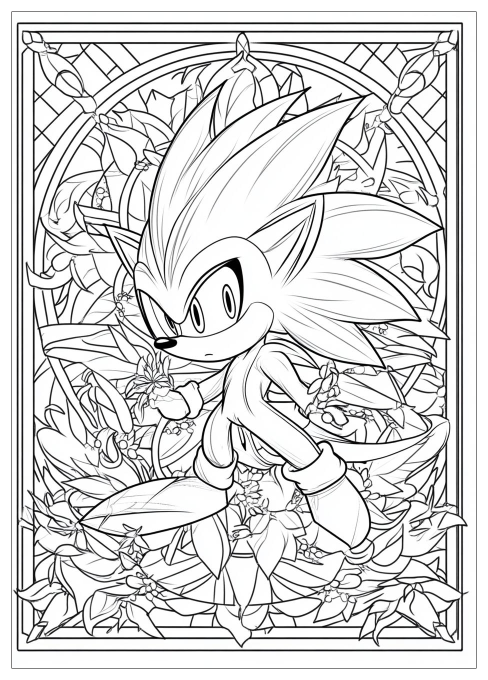 Sonic Shadow Ausmalbilder 10