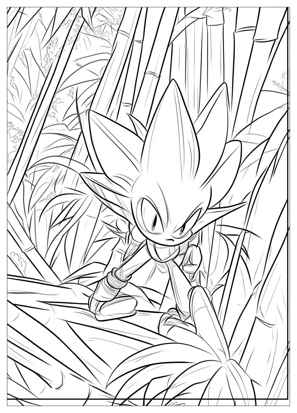 Sonic Shadow Ausmalbilder 11