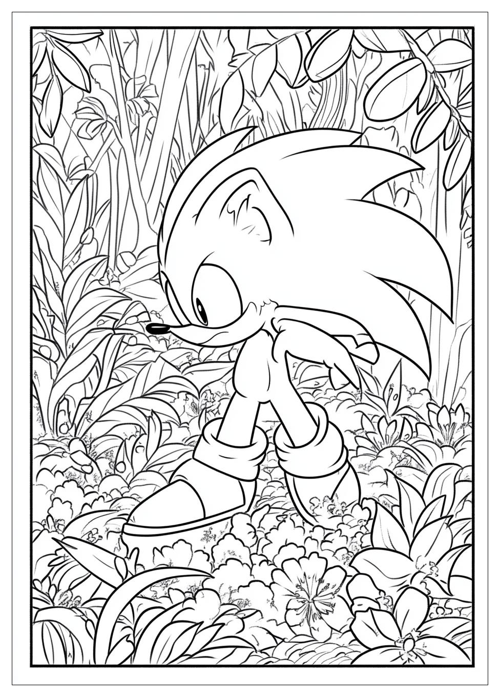 Sonic Shadow Ausmalbilder 12