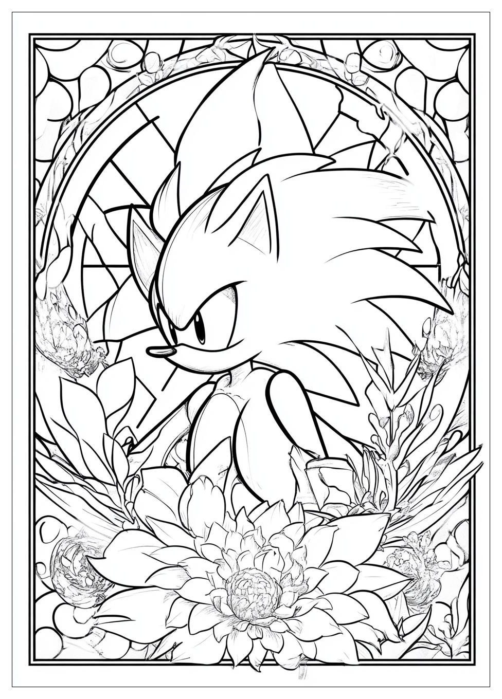 Sonic Shadow Ausmalbilder 2