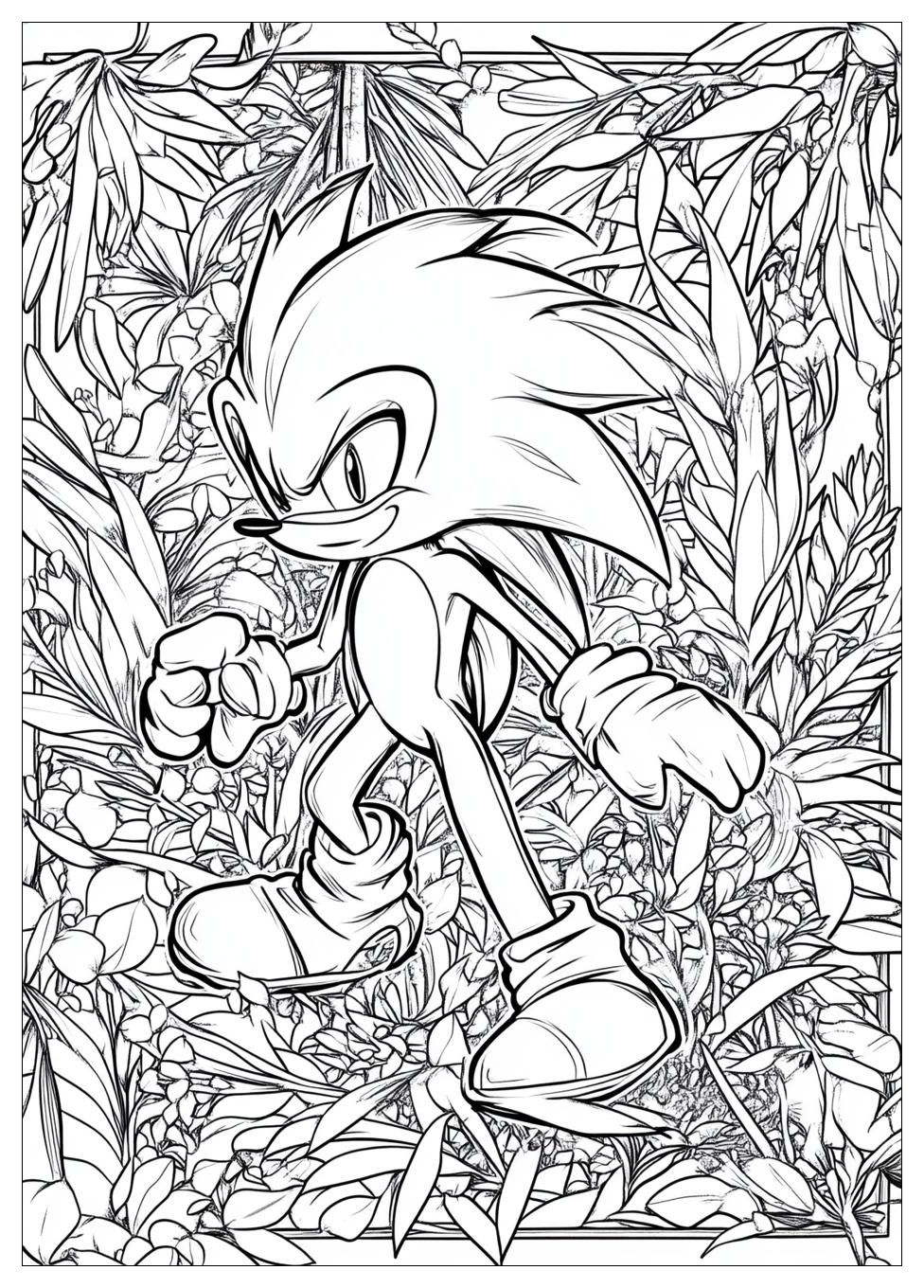 Sonic Shadow Ausmalbilder 21