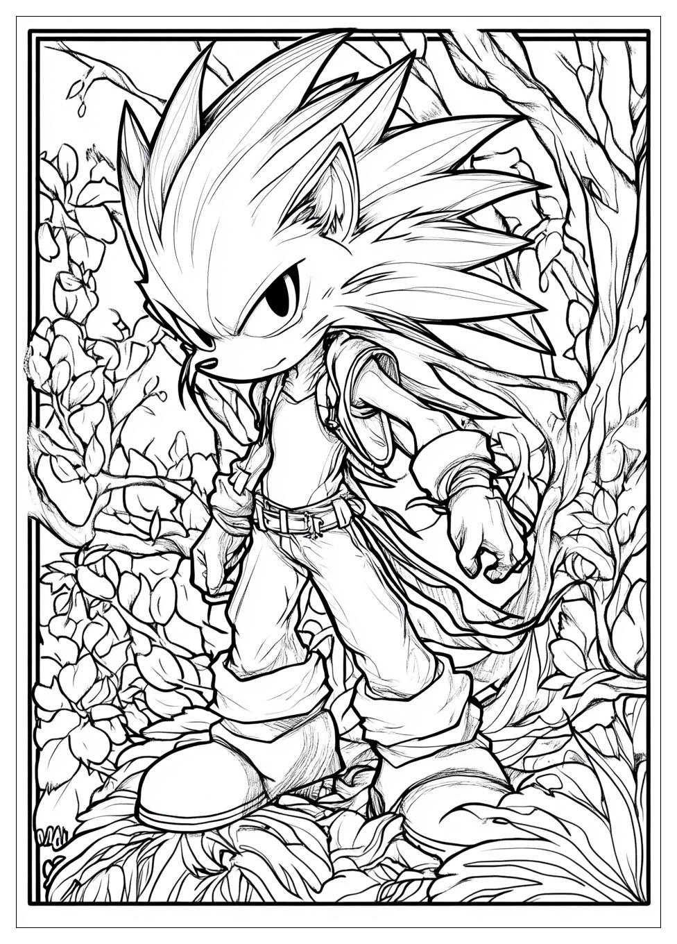 Sonic Shadow Ausmalbilder 22
