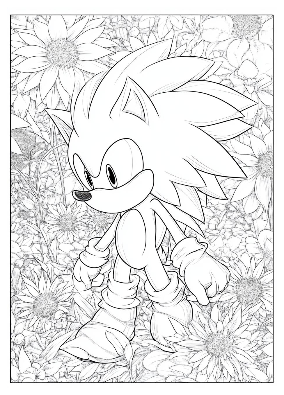 Sonic Shadow Ausmalbilder 5
