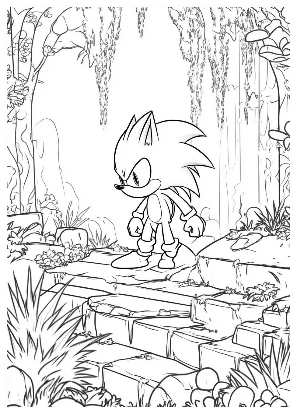 Sonic Shadow Ausmalbilder 6