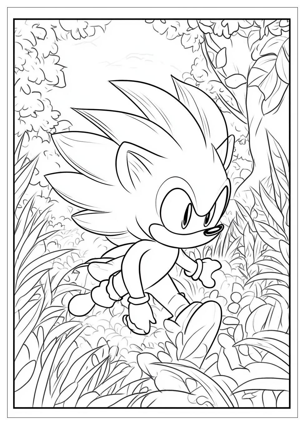 Sonic Shadow Ausmalbilder 9