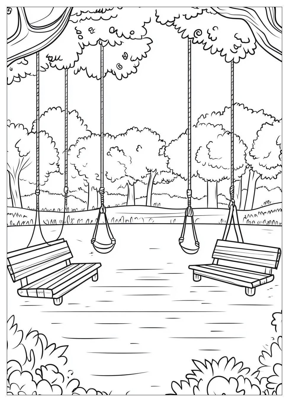 Spielplatz Ausmalbilder 13