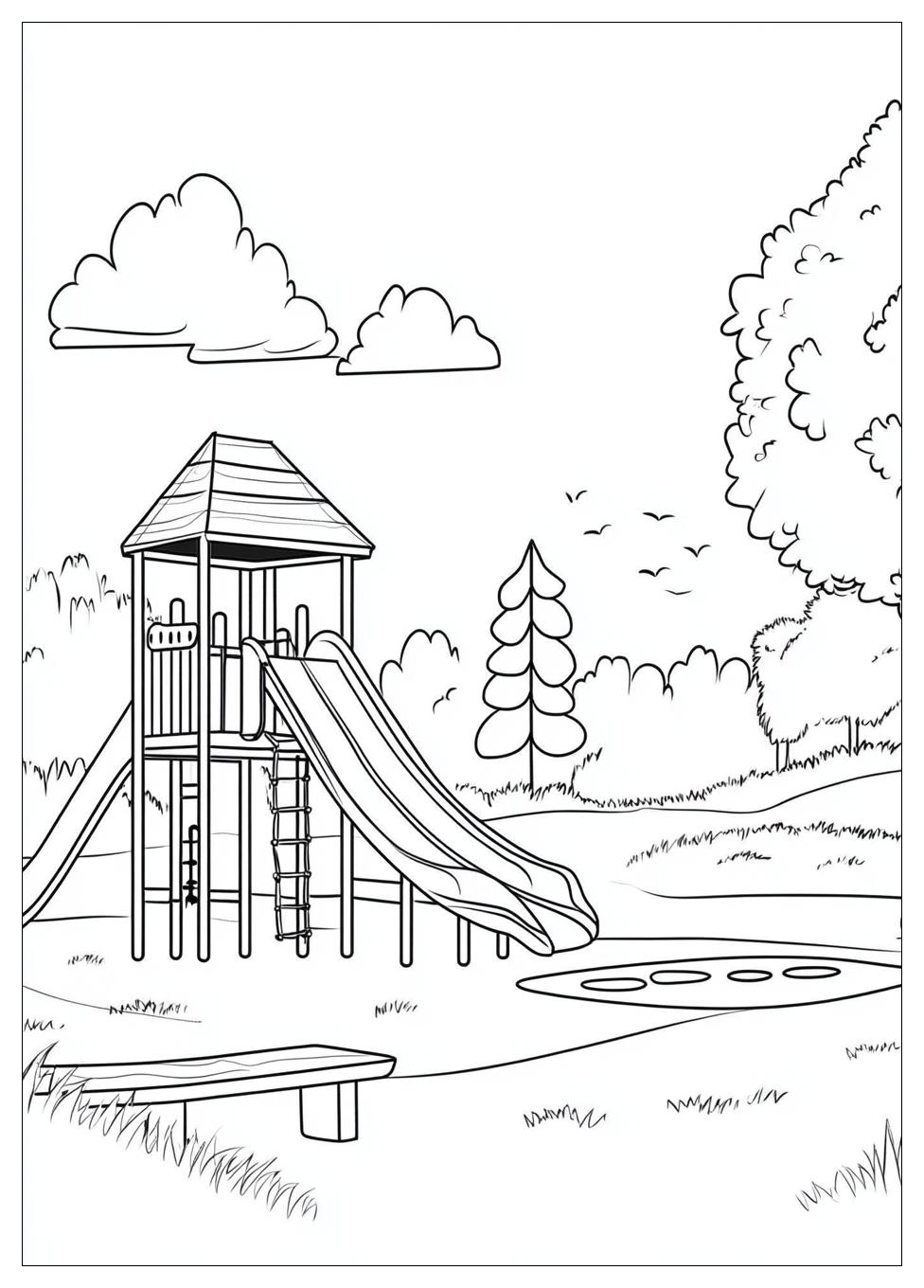 Spielplatz Ausmalbilder 16