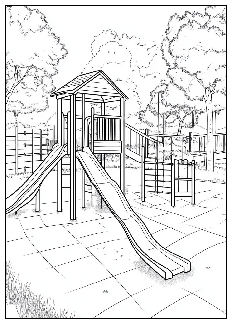Spielplatz Ausmalbilder 18