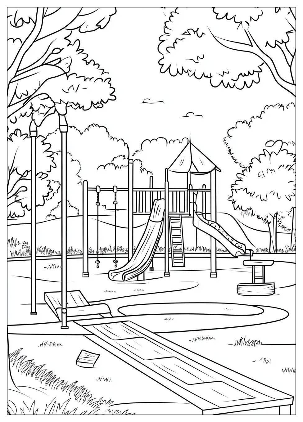 Spielplatz Ausmalbilder 20