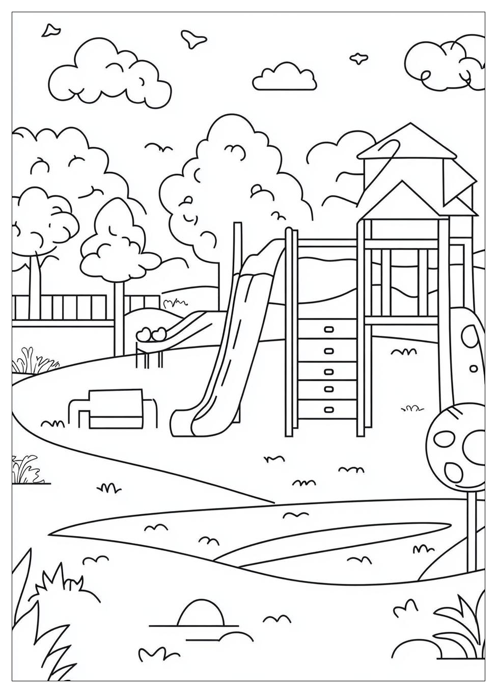Spielplatz Ausmalbilder 5
