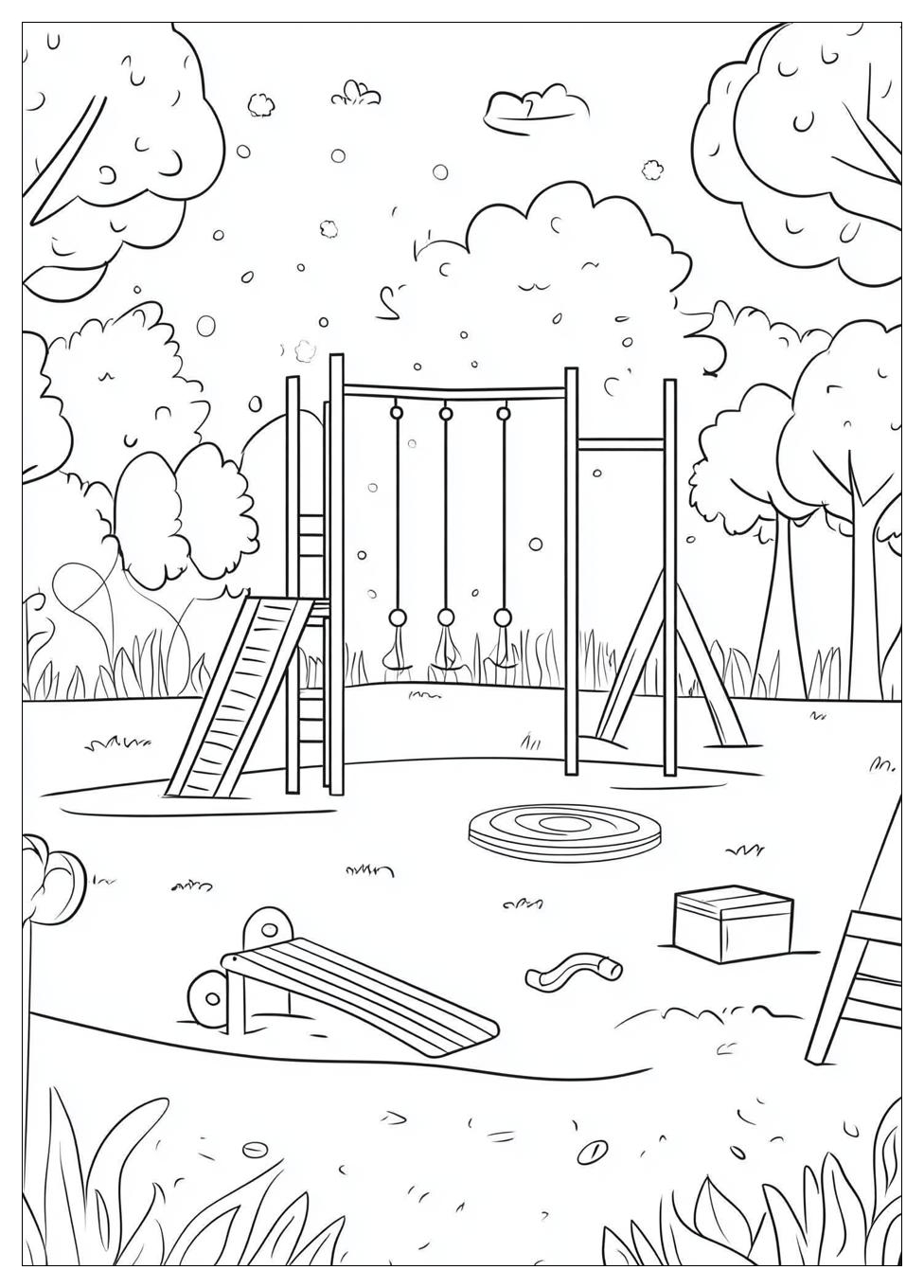 Spielplatz Ausmalbilder 8
