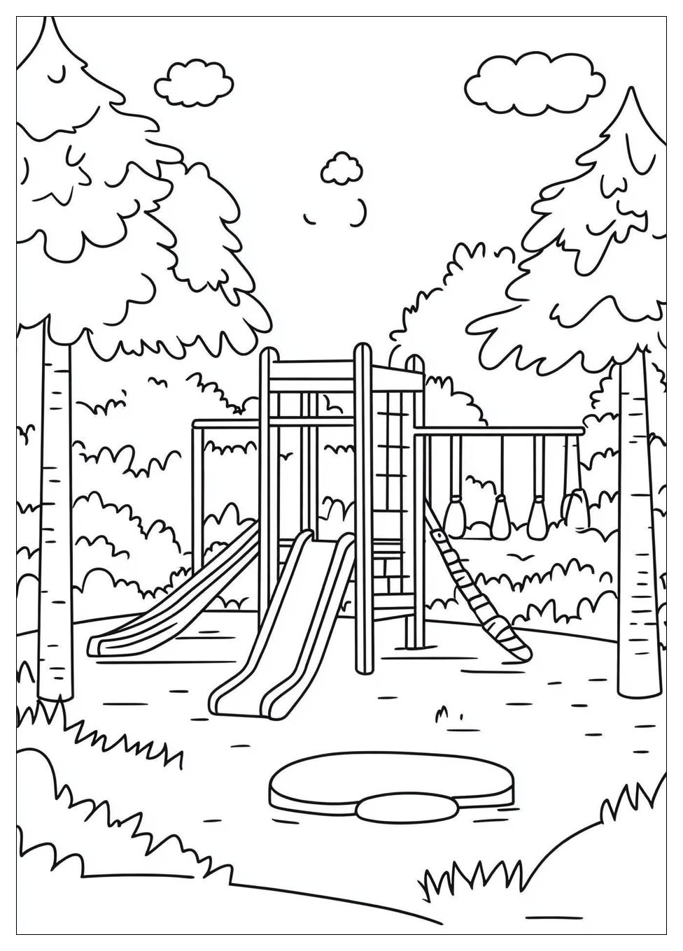 Spielplatz Ausmalbilder 9