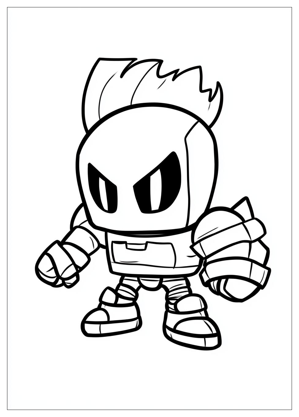 Spike Brawl Stars Ausmalbilder 1