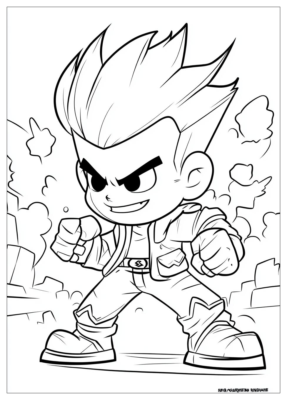 Spike Brawl Stars Ausmalbilder 14