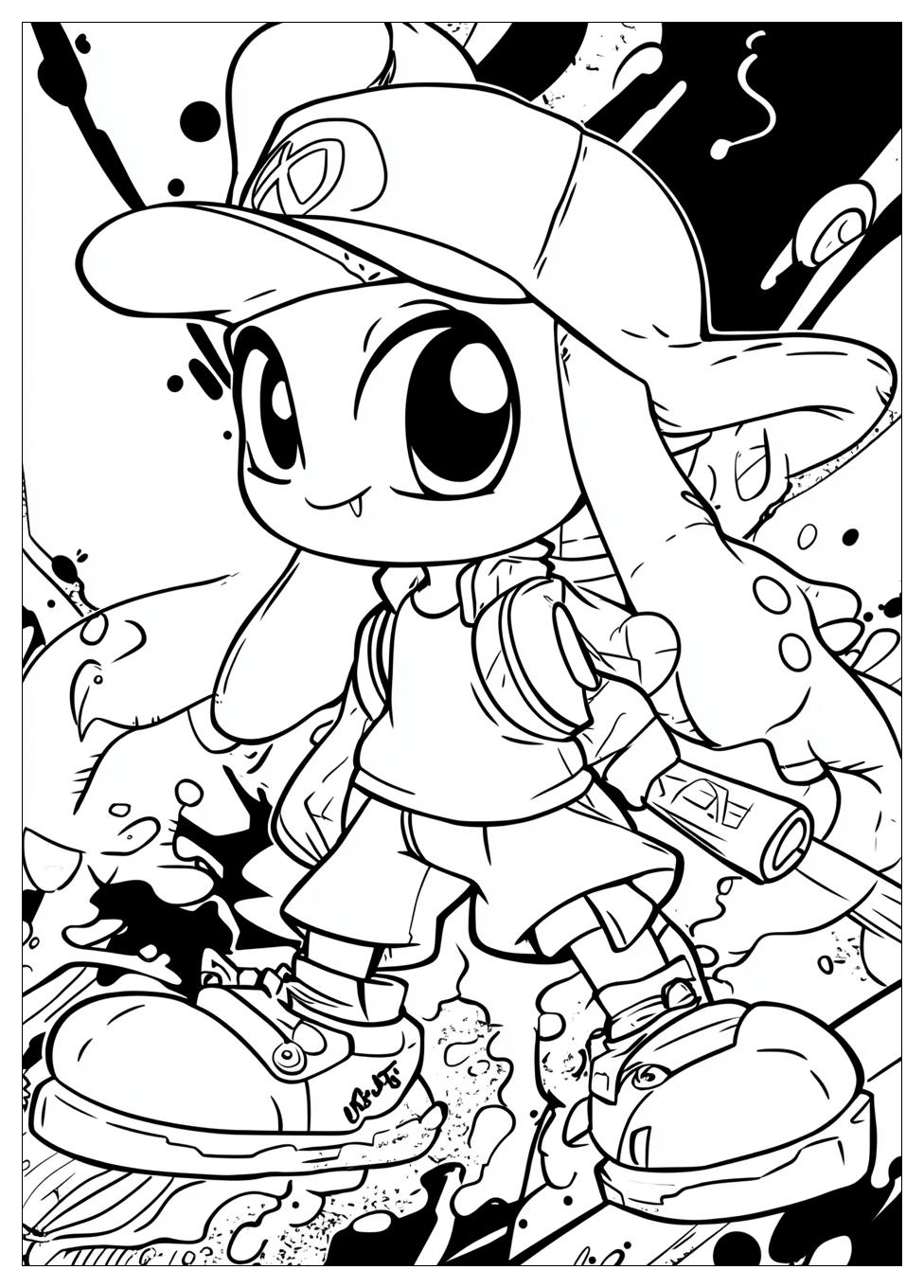 Splatoon Ausmalbilder 16