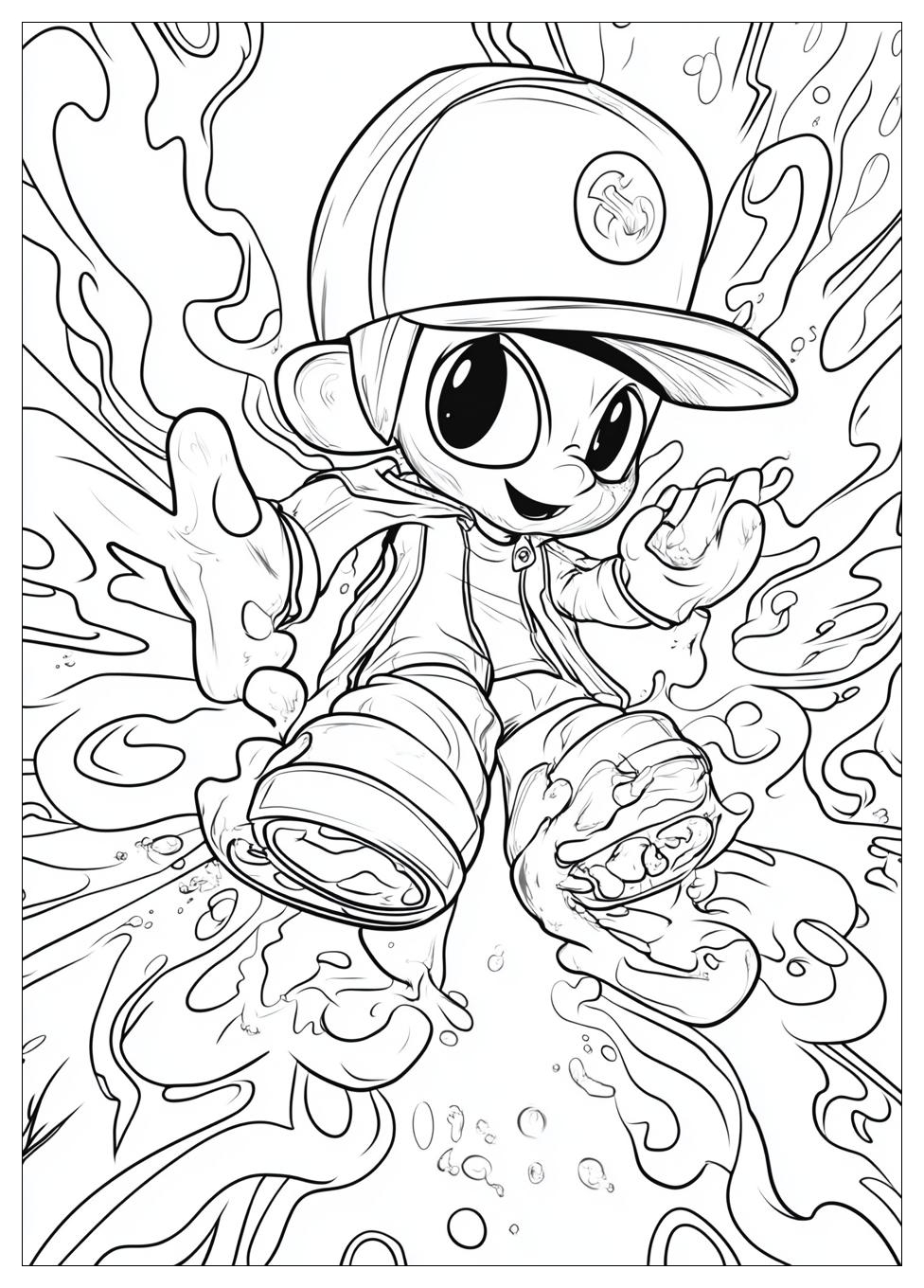Splatoon Ausmalbilder 21
